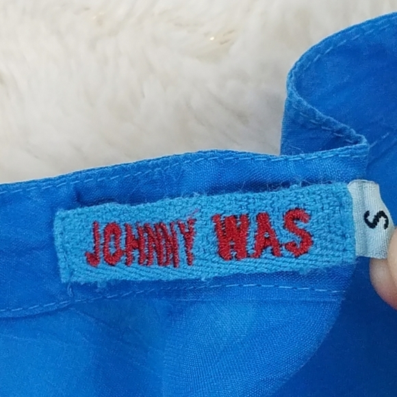 Johnny Was Embroidered Tunic Blouse - Picture 6 of 7